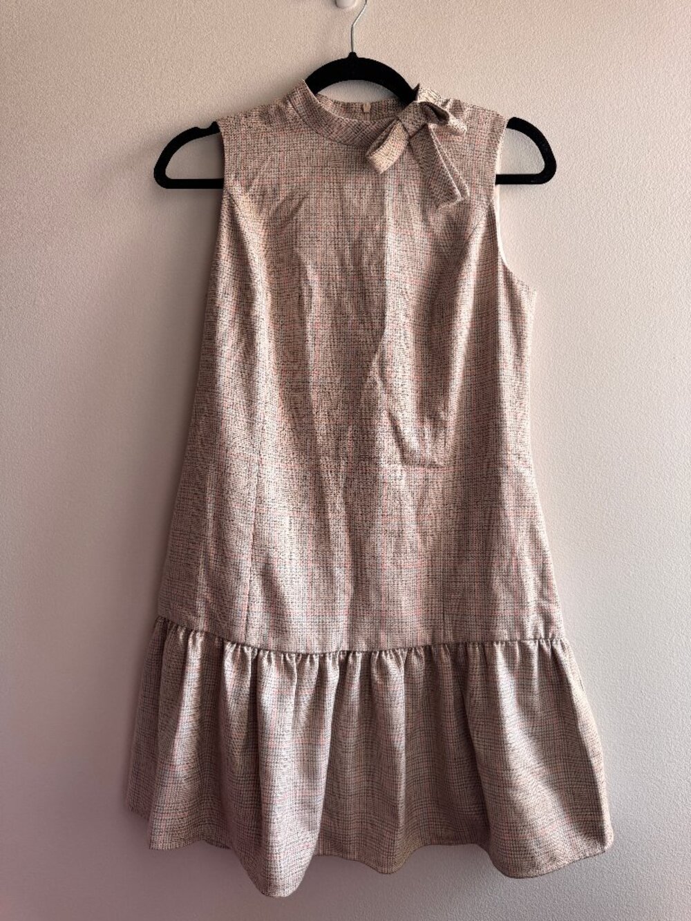 Gal Meets Glam Babydoll Plaid Dress
